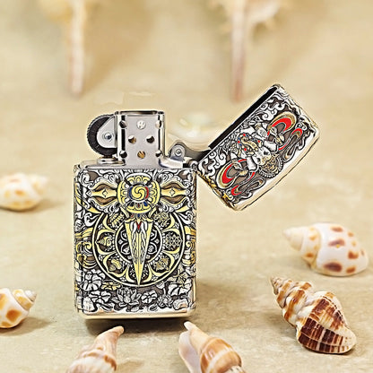Zippo Metal-Plated Encased Auspicious Elephant DS324