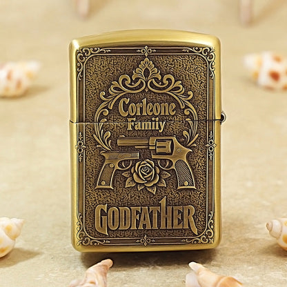Zippo Armor Intricately Engraved 'Godfather' 162-DS381
