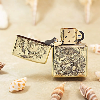 Zippo Armor Quan Sheng Di Jun 3D Engraved 168-DS432