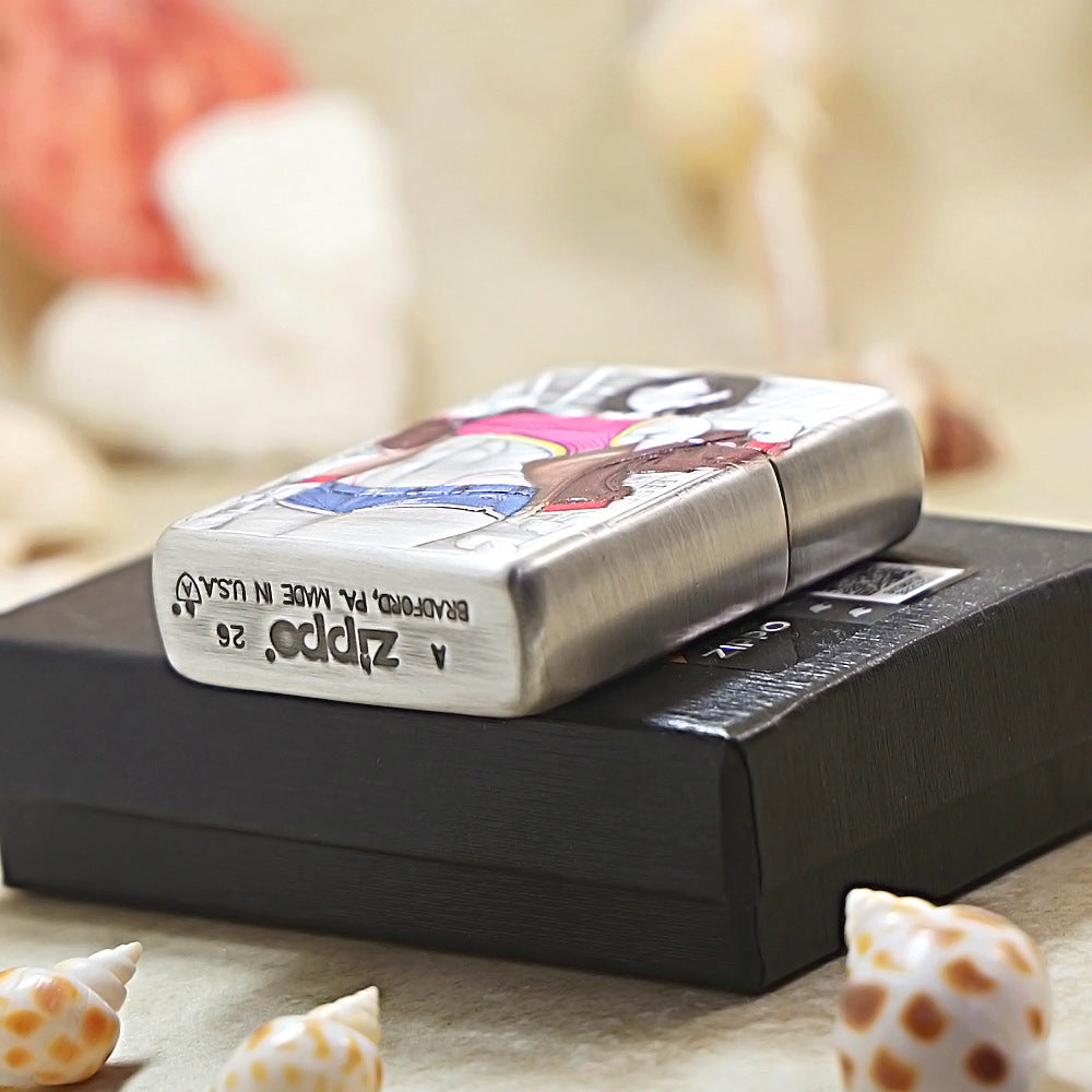 Zippo Female Biker Design 162-DS227