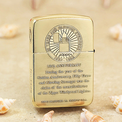 Zippo Armor 50th Anniversary (1932–1982) Deep-Engraved DS452