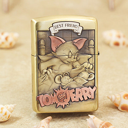 Zippo Armor Tom & Jerry 3D Embossed 168-DS449