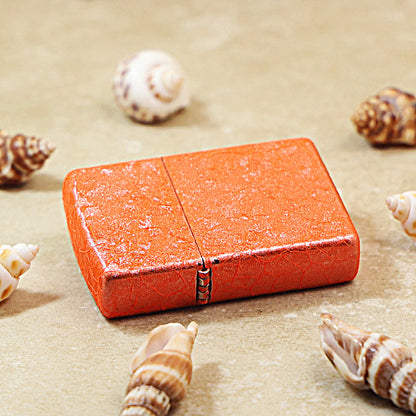 Zippo Vibrant Orange Crackle 205-DS471