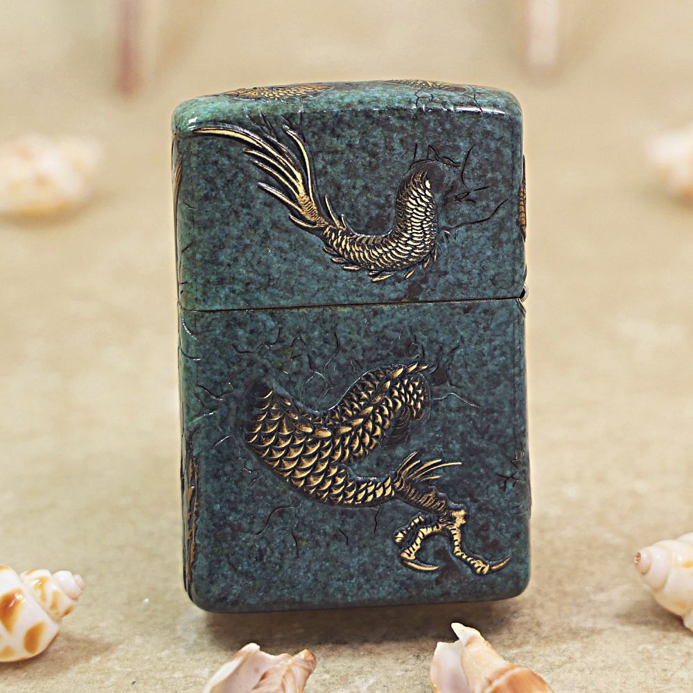 Zippo Armor Canglong Chushan Relief 205-DS349