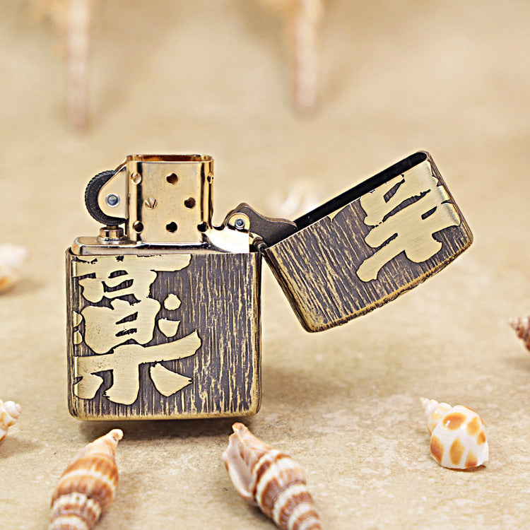 Zippo 'Peace & Joy' High-Relief Engraving 168-DS446