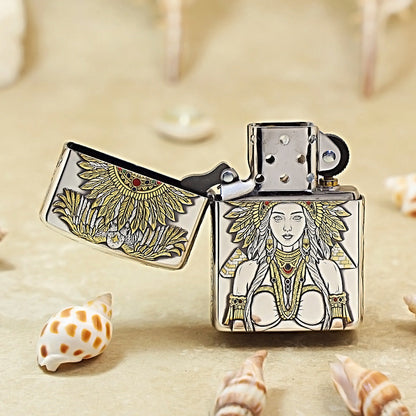 Zippo Detailed Colored Indian Goddess Motif 162-DS224