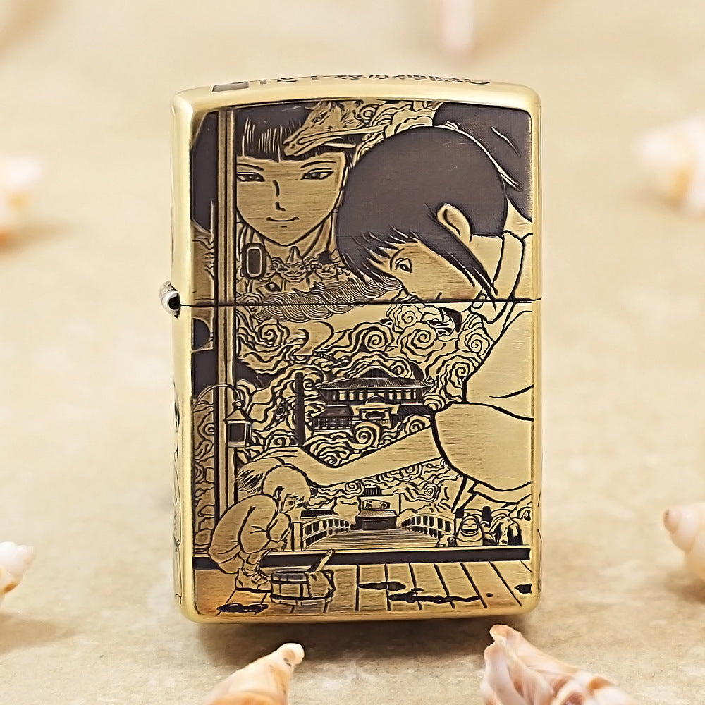 Zippo Exquisitely Engraved Chihiro (Spirited Away) DS387