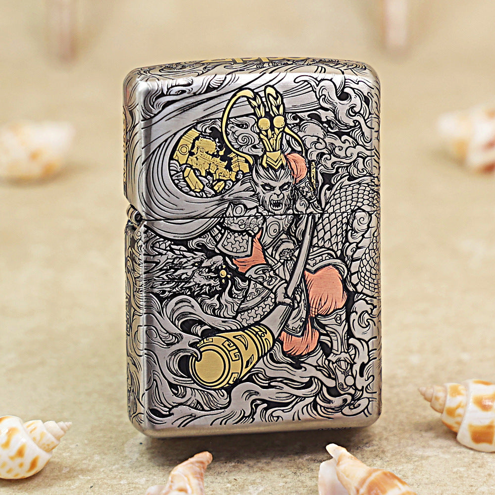 Zippo 3D Carved Sun Wukong DS356