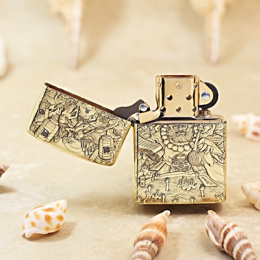 Zippo 3D Engraved 'Exorcist Saint' 168-DS431