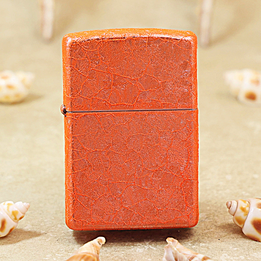 Zippo Vibrant Orange Crackle 205-DS471