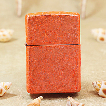 Zippo Vibrant Orange Crackle 205-DS471