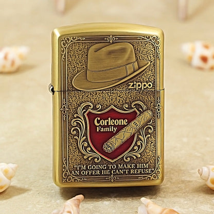 Zippo Armor Intricately Engraved 'Godfather' 162-DS381