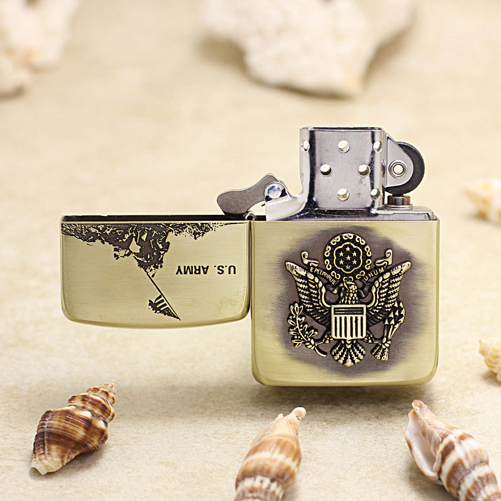 Zippo US Great Seal & Army Relief Engraving DS412