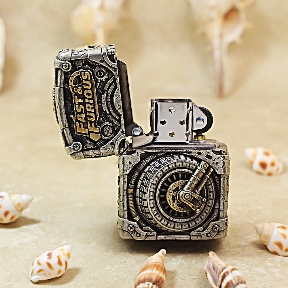 Zippo 'Fast & Furious' Mechanical-Style Engraved 205-DS331