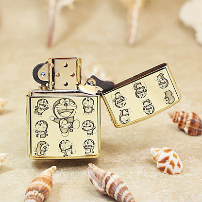 Zippo Armor Deep-Carved Doraemon 168-DS453