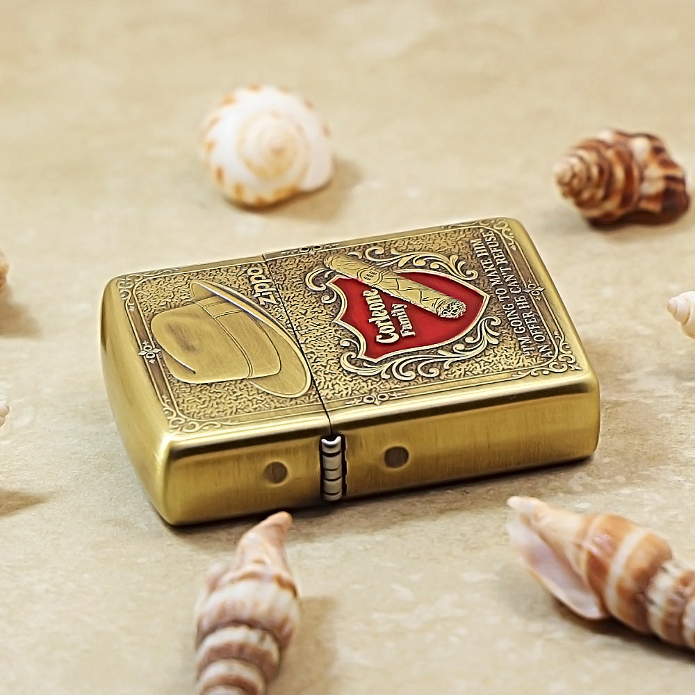Zippo Armor Intricately Engraved 'Godfather' 162-DS381