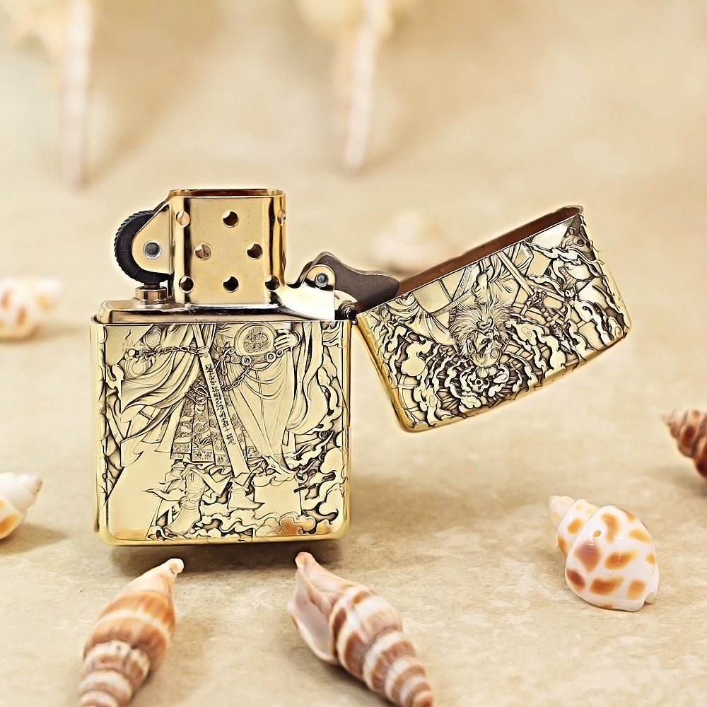 Zippo 3D Engraved 'Exorcist Saint' 168-DS431