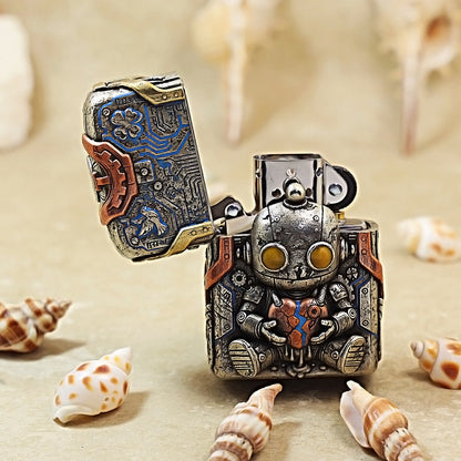 Zippo Armor Metal Cute Robot Pattern 205-DS326