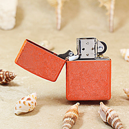 Zippo Vibrant Orange Crackle 205-DS471