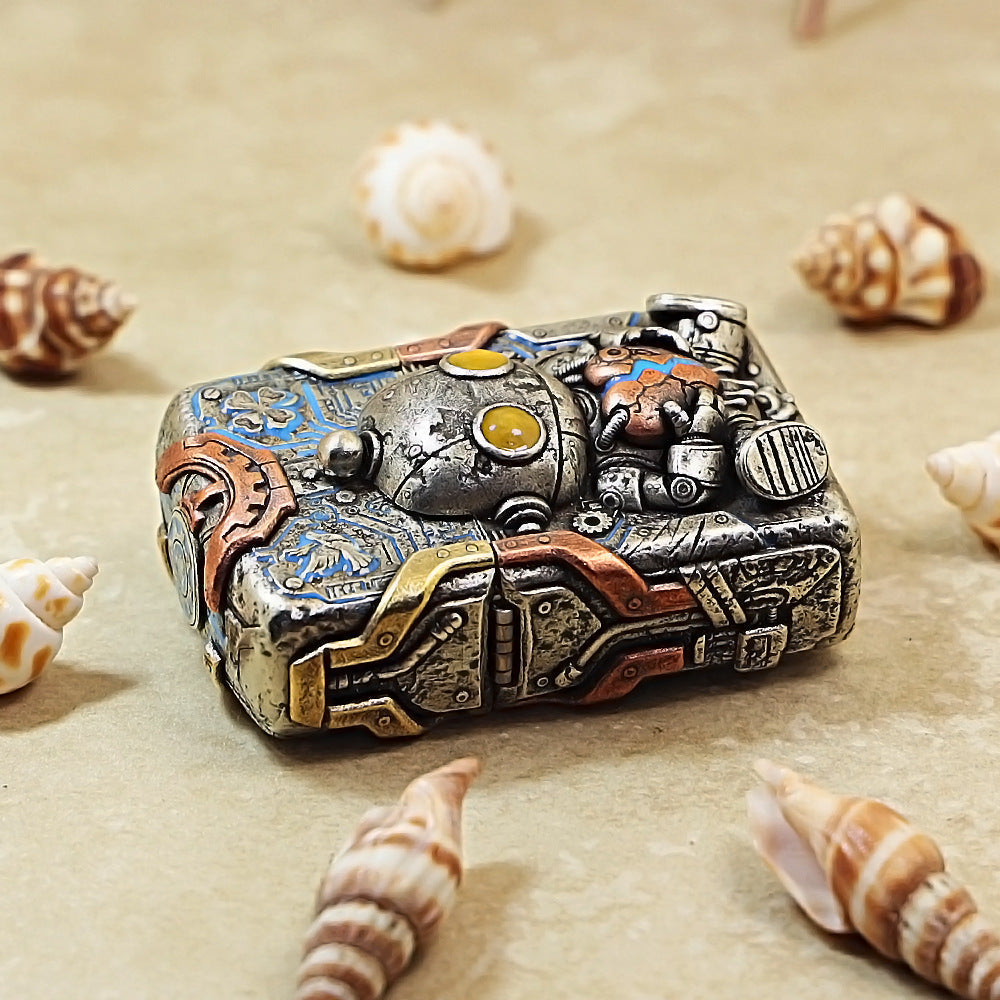 Zippo Armor Metal Cute Robot Pattern 205-DS326