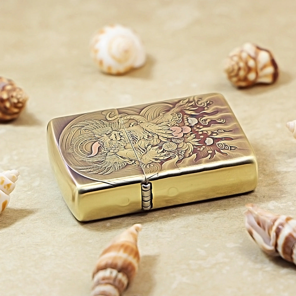 Zippo Armor Scorpion & Pixiu Feng Shui Engraved 168-DS415