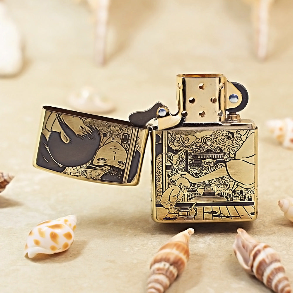 Zippo Exquisitely Engraved Chihiro (Spirited Away) DS387