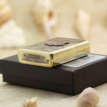 Zippo 3D Deep-Engraved Route 66 'On The Way' DS380