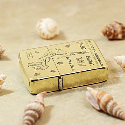 Zippo 1941 Replica Engraved Wind Lady DS405