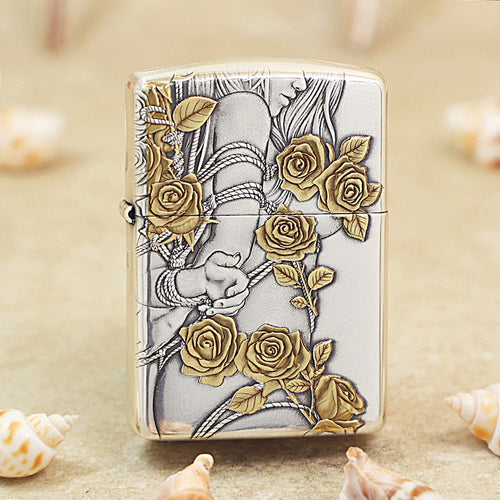 Zippo Armor Rose Girl 162-DS206