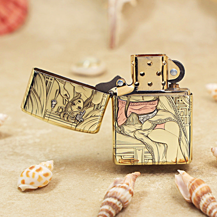Zippo Armor Diao Chan High-Relief Deep Engraved 168-DS443