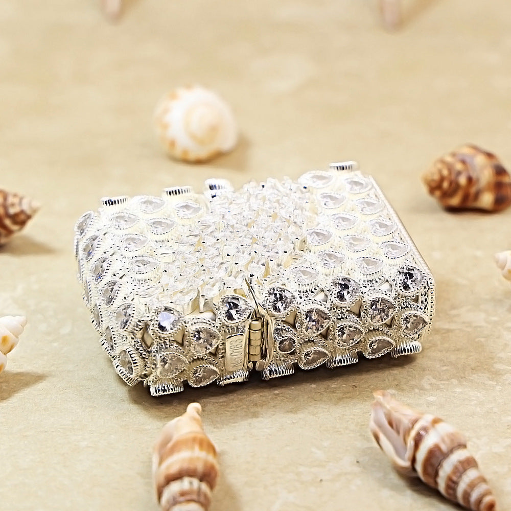 Zippo Silver-Plated Rhinestone-Studded 'Angel Wings' 205-DS333