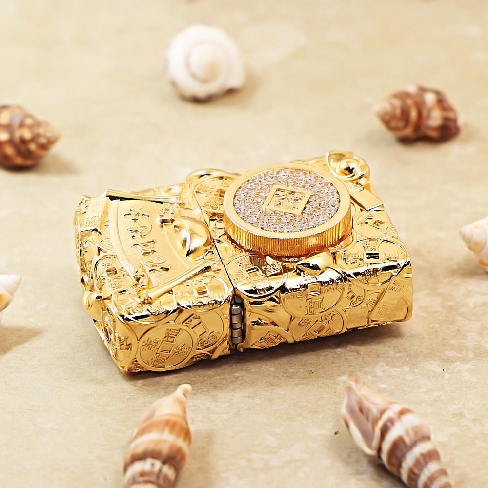 Zippo Armor 'Golden Shake Tree' 3D Engraving 205-DS366