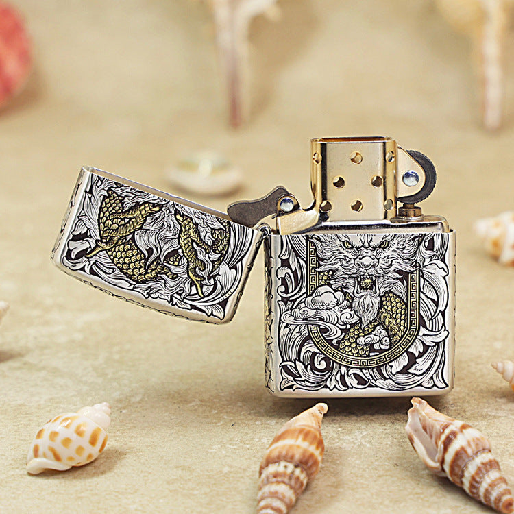Zippo Dual-Tone Cloud Dragon DS188