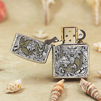 Zippo Dual-Tone Cloud Dragon DS188