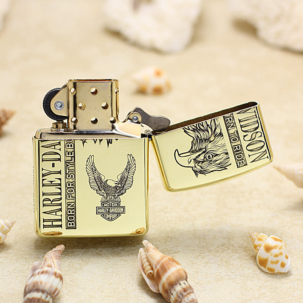 Zippo Double-Sided Harley Eagle Davidson 168-DS459