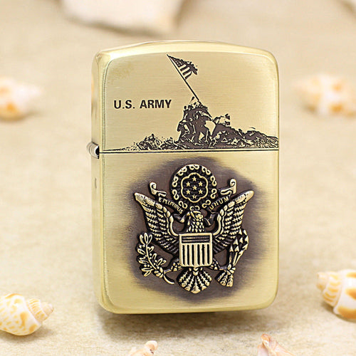 Zippo US Great Seal & Army Relief Engraving DS412