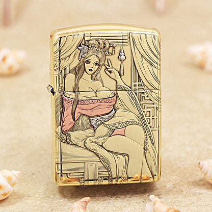 Zippo Armor Diao Chan High-Relief Deep Engraved 168-DS443