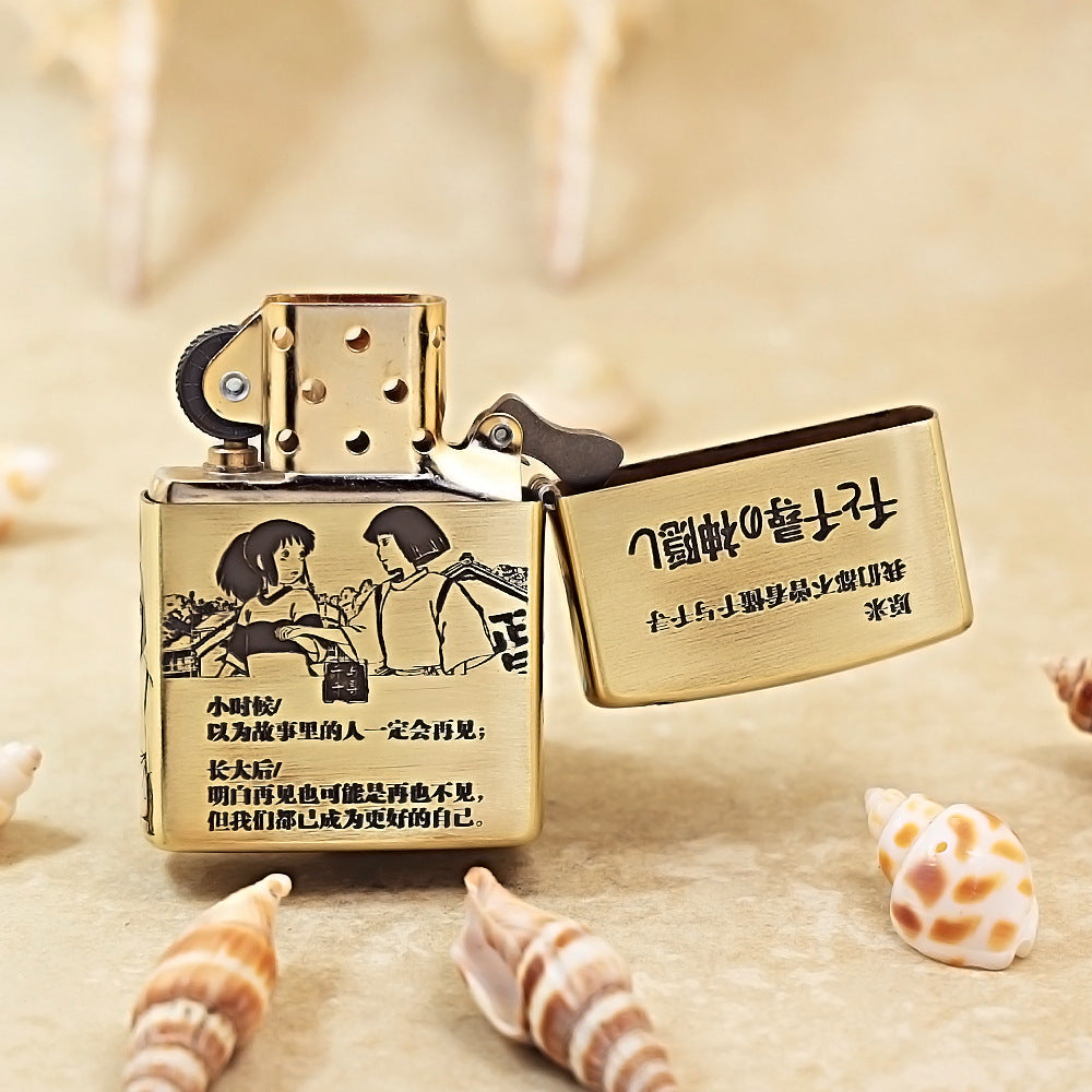Zippo Exquisitely Engraved Chihiro (Spirited Away) DS387