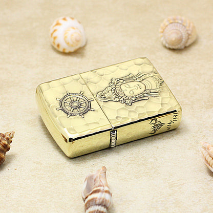 Zippo Gold-Plated Guanyin Guan Xin 168-DS394