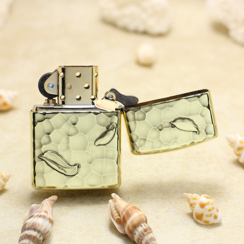 Zippo Gold-Plated Guanyin Guan Xin 168-DS394