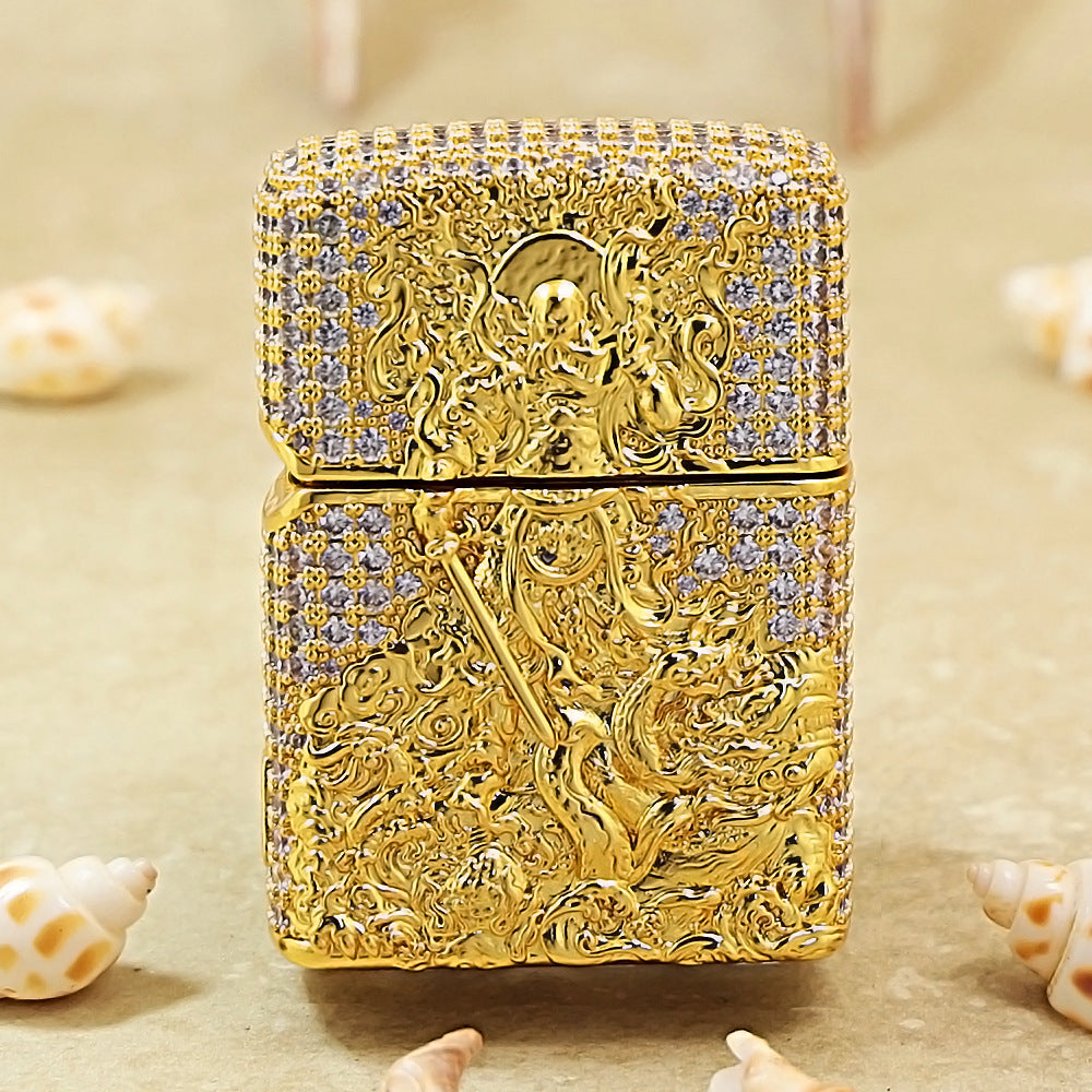 Zippo True Martial Great Emperor Carving 205-DS328