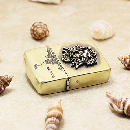 Zippo US Great Seal & Army Relief Engraving DS412