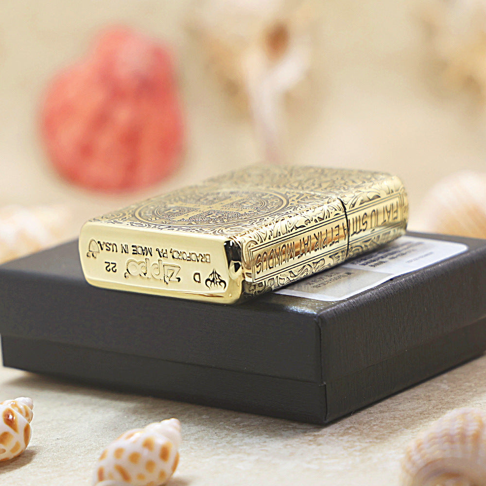 Zippo Armor Antique Saint Benedict 3D Relief 168-DS391
