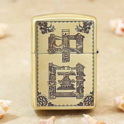 Zippo 3D Engraved Chinese Character Relief 168-DS423