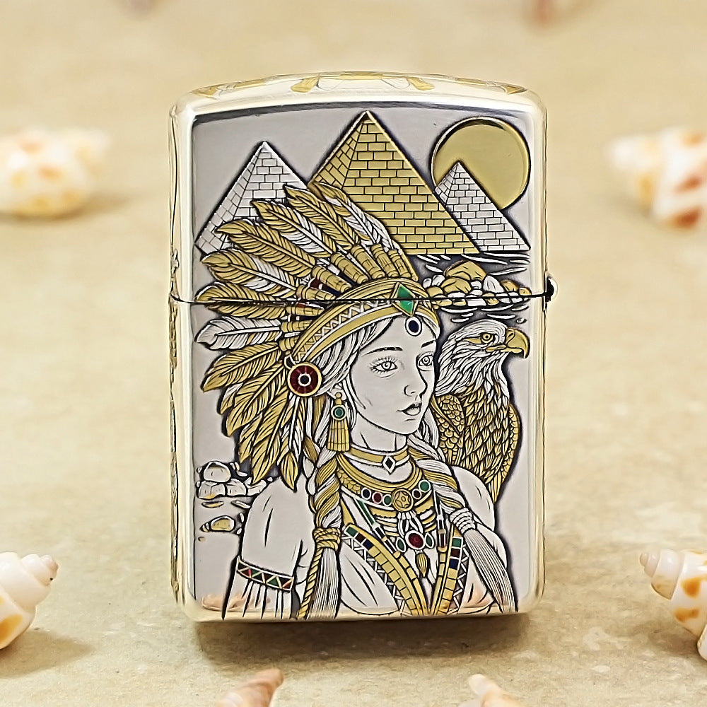 Zippo Detailed Colored Indian Goddess Motif 162-DS224