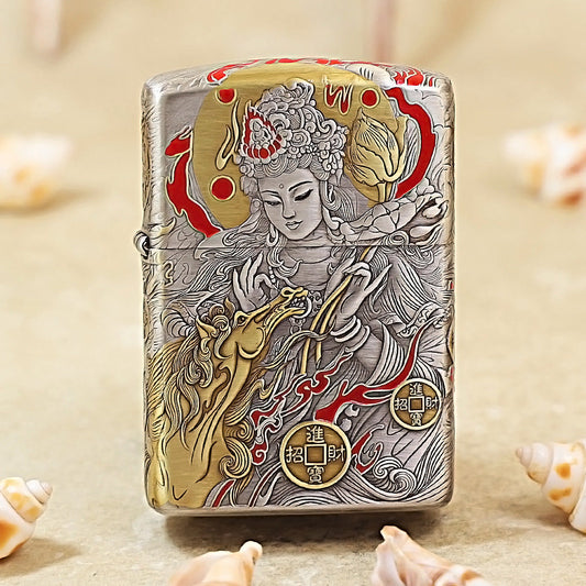 Zippo Great Master of Might Relief Engraving 162-DS264