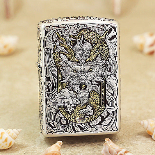 Zippo Dual-Tone Cloud Dragon DS188