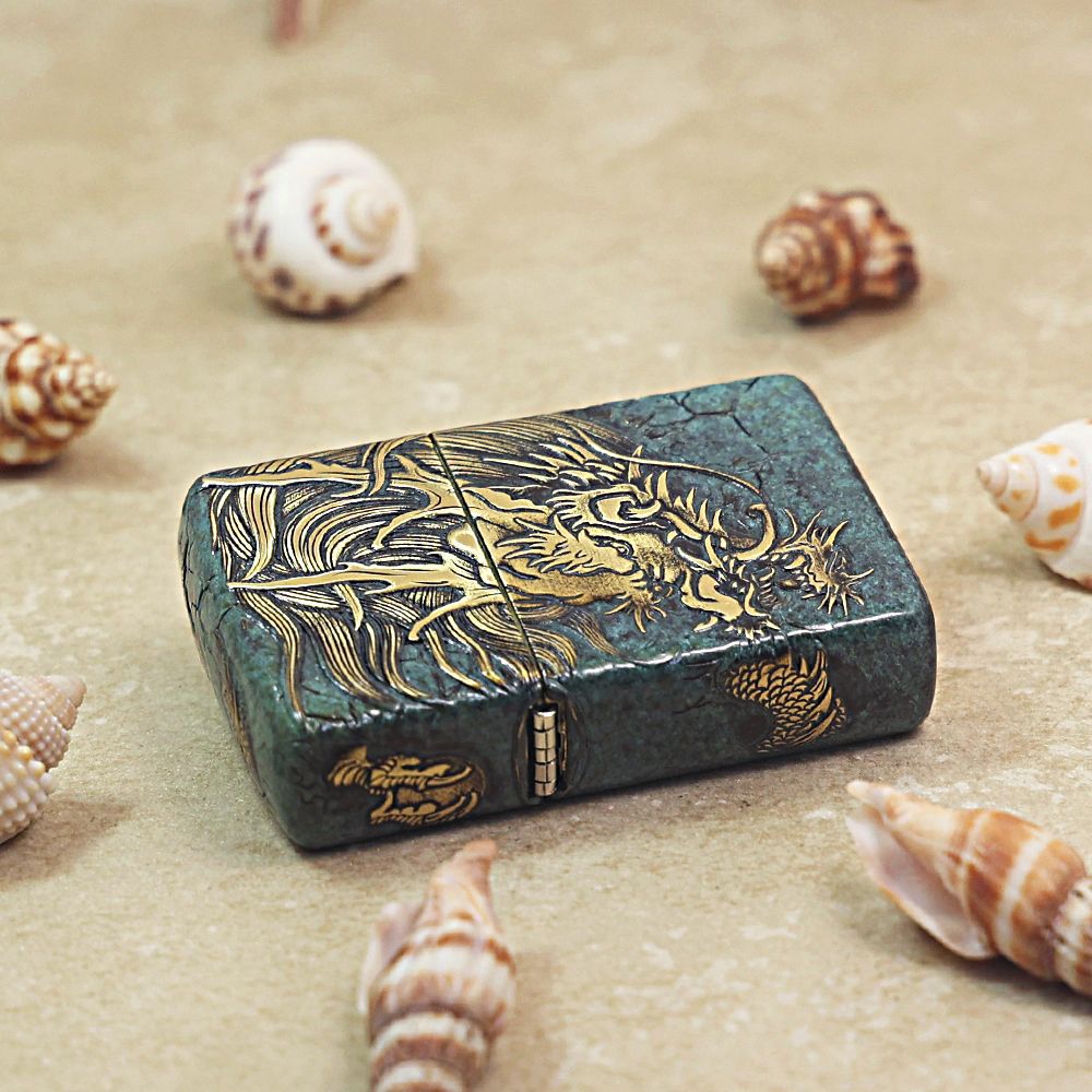 Zippo Armor Canglong Chushan Relief 205-DS349