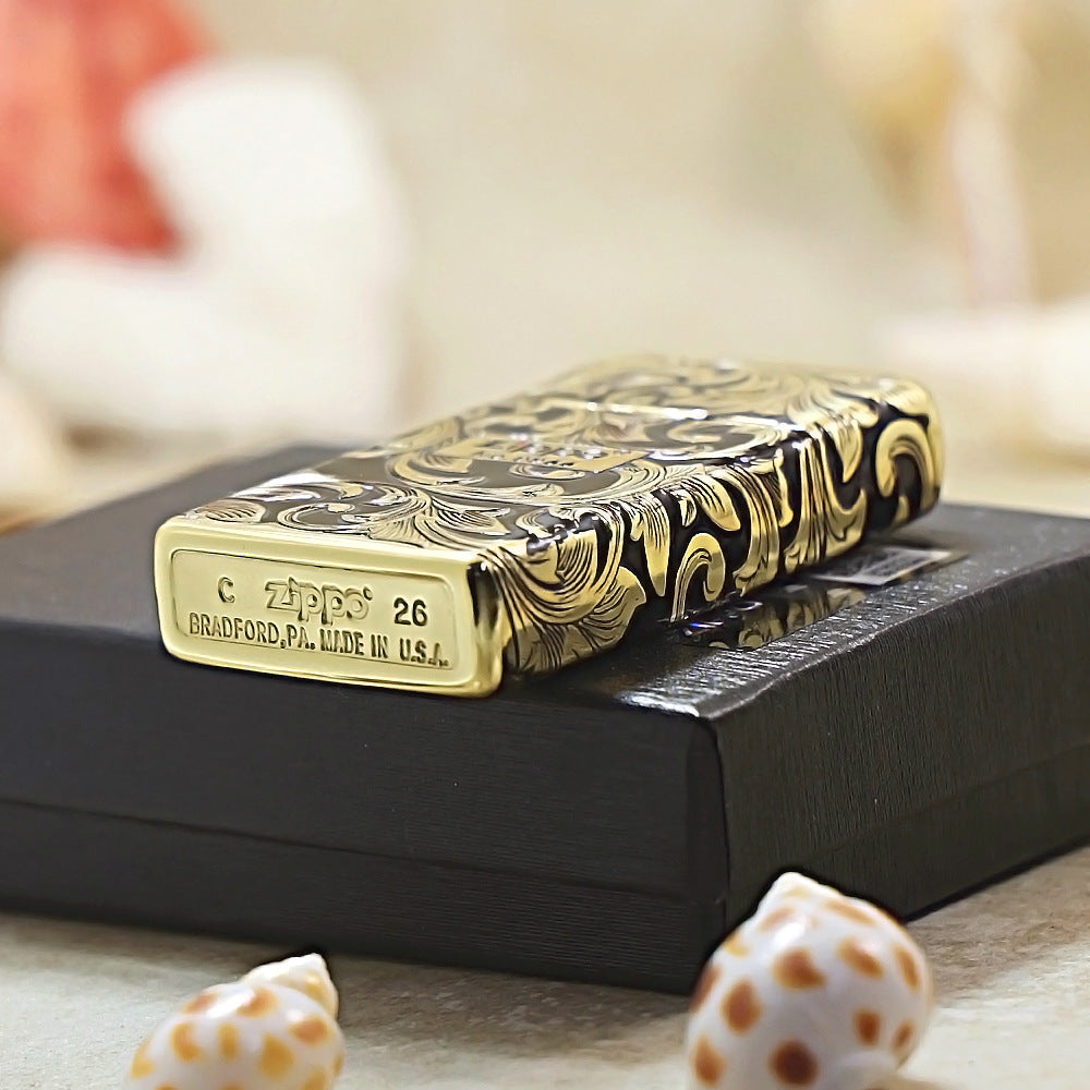 Zippo 1607 Black Ice Arabesque DS211