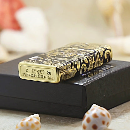 Zippo 1607 Black Ice Arabesque DS211